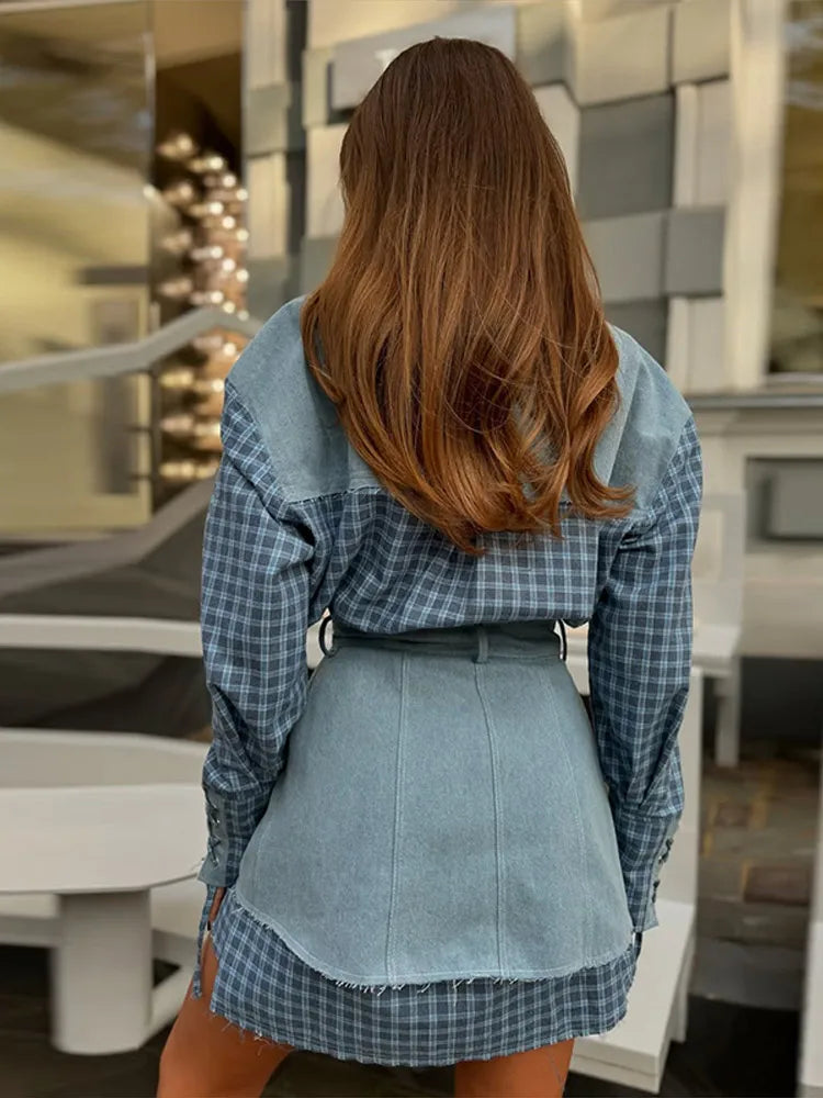 Conjunto Royal Plaid
