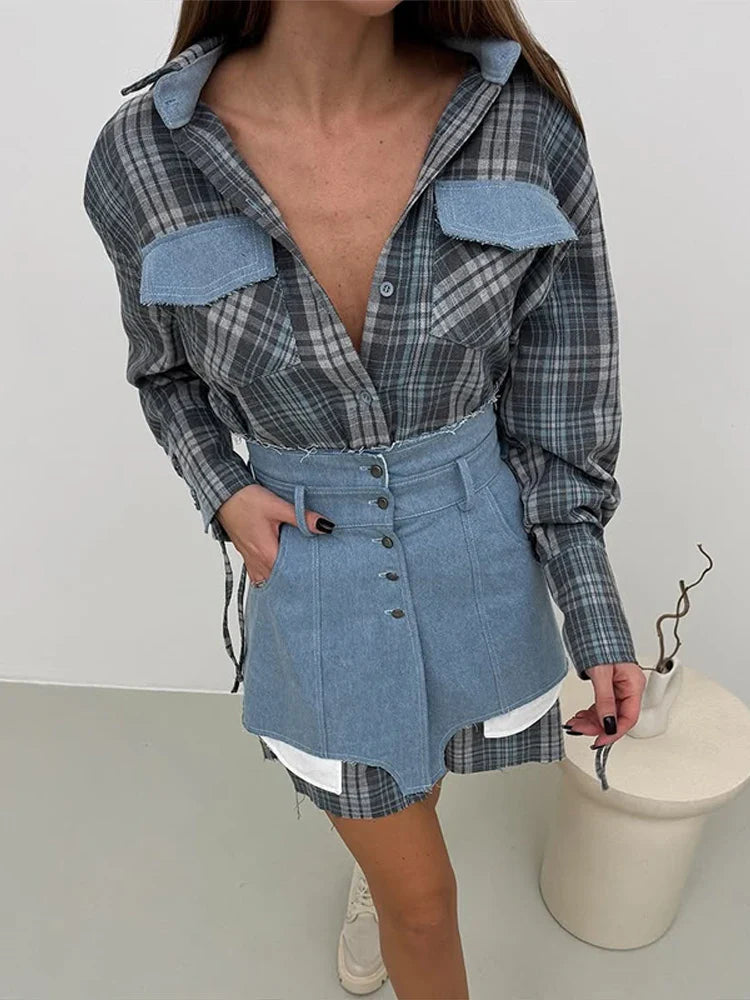 Conjunto Royal Plaid