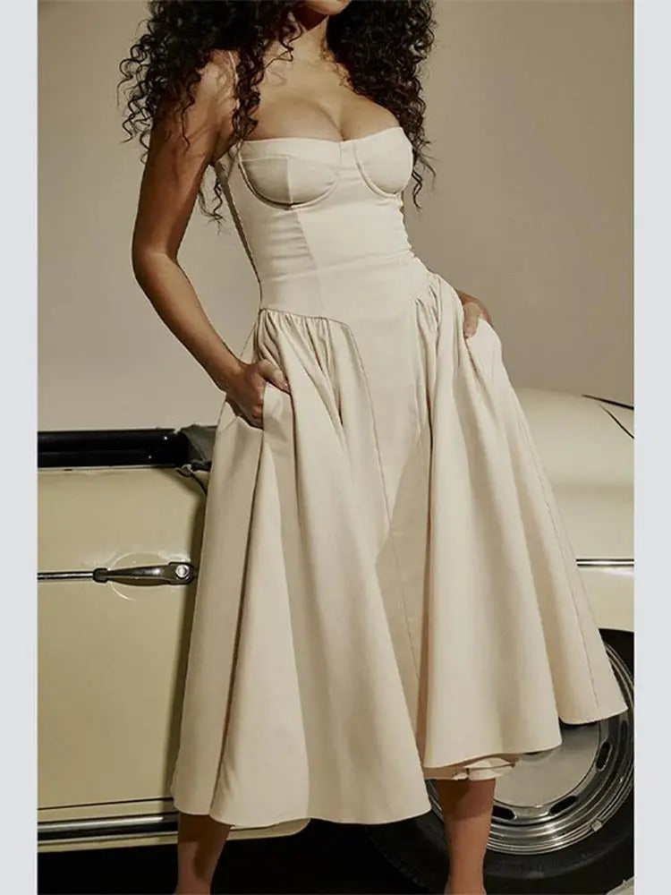 Vestido Midi Meia Bella Curve