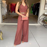 Conjunto Brun Élégant