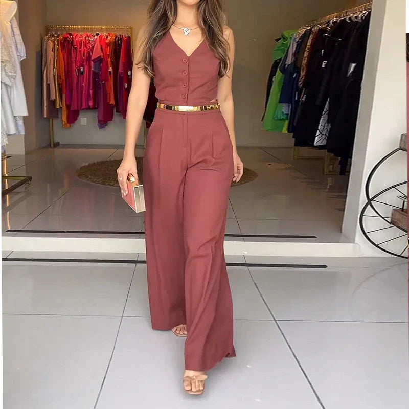 Conjunto Brun Élégant
