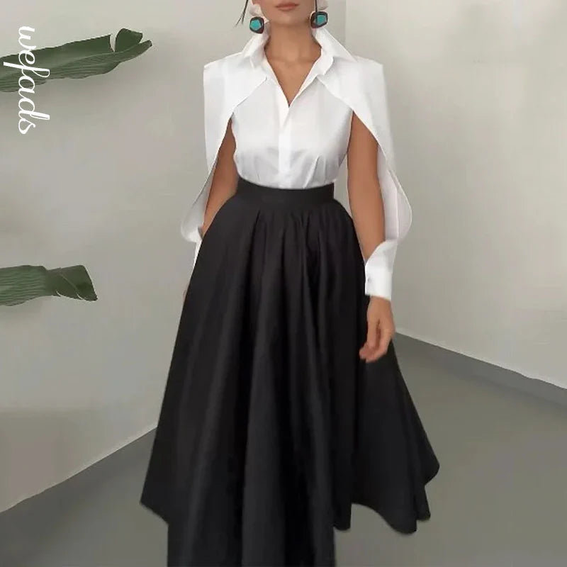 Conjunto Black & Blanc Élégance