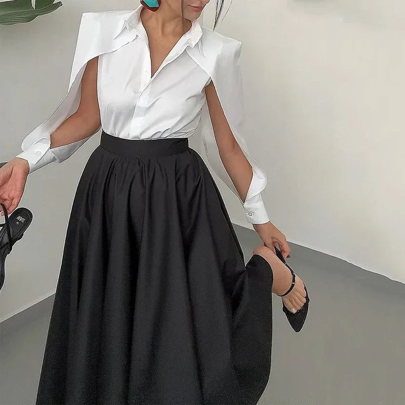 Conjunto Black & Blanc Élégance