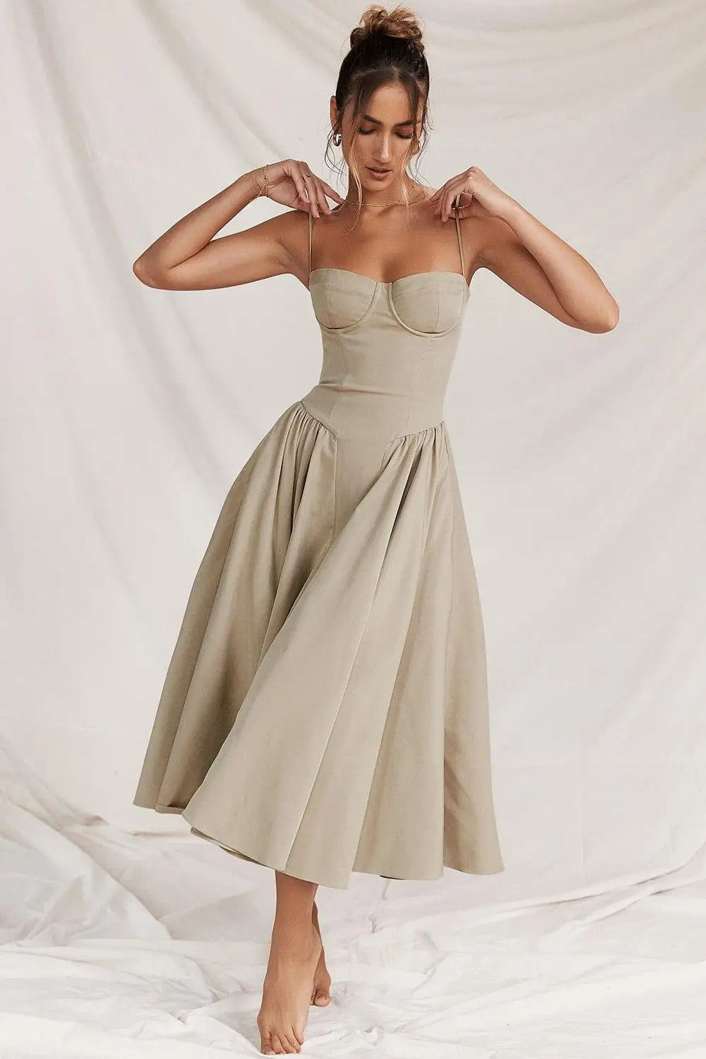 Vestido Midi Meia Bella Curve